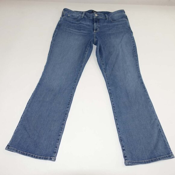 Not Your Daughter's Women's Barbara Boot Cut Jeans Size 16 Short Blue Lift Tuck - Picture 1 of 7